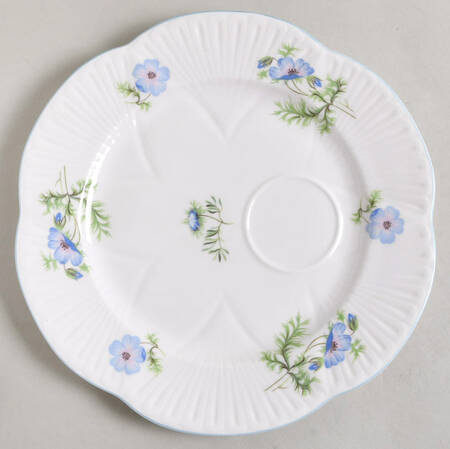 Blue Poppy (Dainty) Snack Plate by Shelley