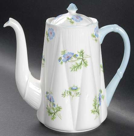 Blue Poppy (Dainty) Coffee Pot & Lid
