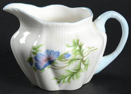 Blue Poppy (Dainty) Individual Creamer