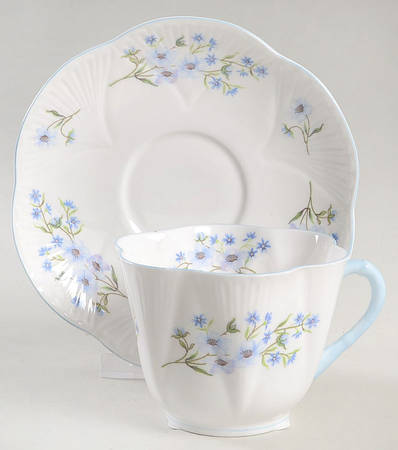 Blue Rock (Dainty Shape) Oversized Cup & Saucer Set