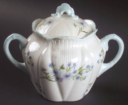 Blue Rock (Dainty Shape) Sugar Bowl & Lid