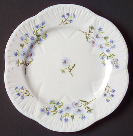 Blue Rock (Dainty Shape) Bread & Butter Plate