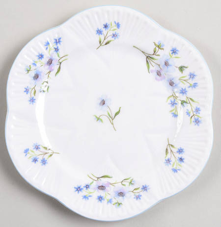 Blue Rock (Dainty Shape) Bread & Butter Plate