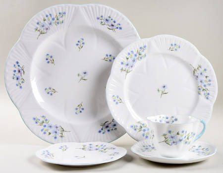 Blue Rock (Dainty Shape) 5 Piece Place Setting