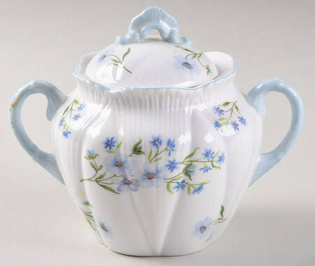 Blue Rock (Dainty Shape) Mini Sugar Bowl & Lid