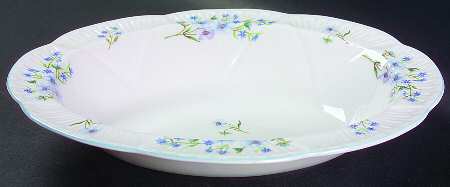 Blue Rock (Dainty Shape) 10" Oval Vegetable Bowl