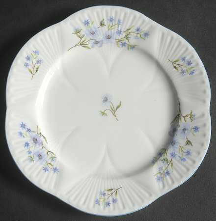 Blue Rock (Dainty Shape) Dessert/Pie Plate