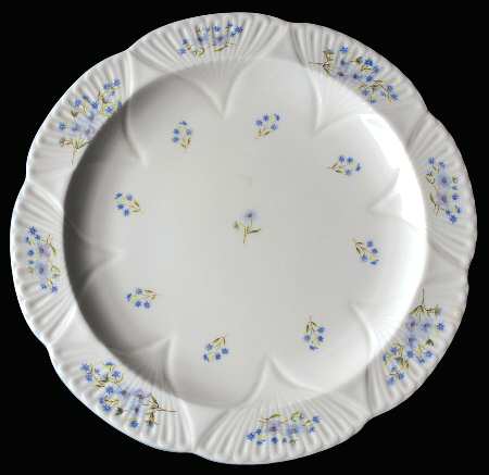 Blue Rock (Dainty Shape) 13" Chop Plate (Round Platter)