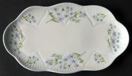 Blue Rock (Dainty Shape) Tray for Mini Creamer & Open Sugar