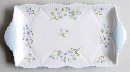 Blue Rock (Dainty Shape) 10" Rectangular Tray