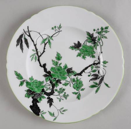 Chippendale Green Luncheon Plate