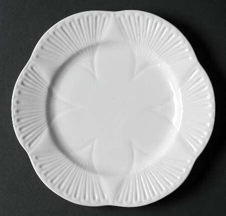Dainty White (No Trim) Dessert/Pie Plate