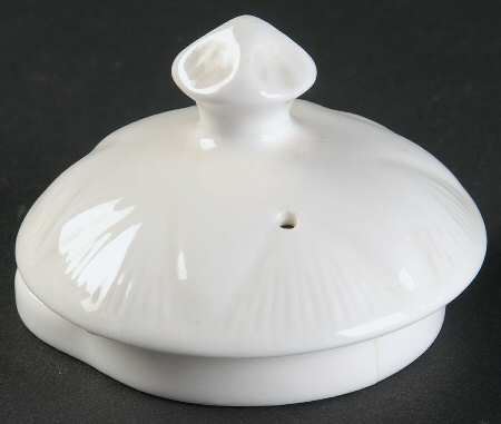 Dainty White (No Trim) Lid for Small Coffee Pot