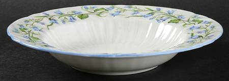 Harebell (Oleander) Rim Soup Bowl