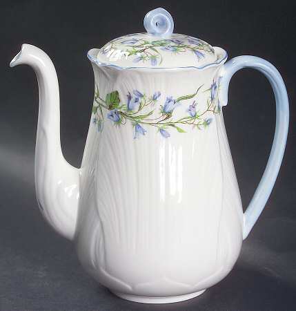 Harebell (Oleander) Mini Coffee Pot & Lid
