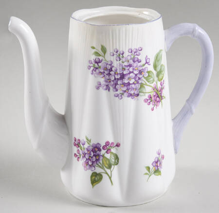 Lilac Time Mini Coffee Pot No Lid