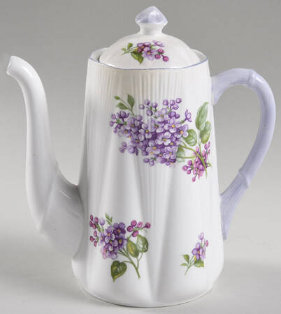 Lilac Time Mini Coffee Pot & Lid