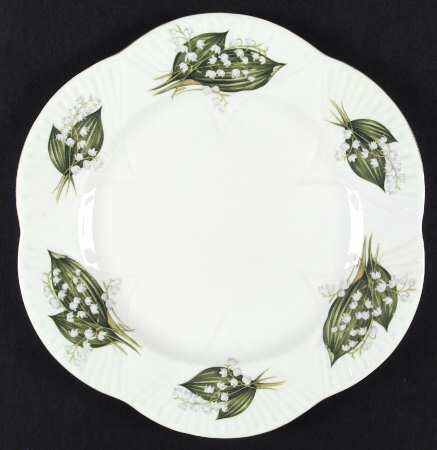 Lily of The Valley (Green Trim, Dainty Shape) by Shelley