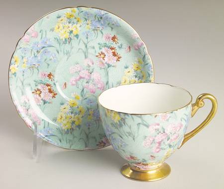 Melody Footed Cup & Saucer Set