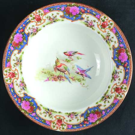 Old Sevres Rim Soup Bowl