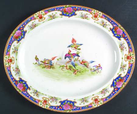Old Sevres 14" Oval Serving Platter