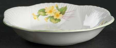 Primrose (Dainty Shape, Green Trim) Coupe Cereal Bowl