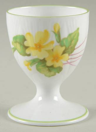 Primrose (Dainty Shape, Green Trim) Single Egg Cup