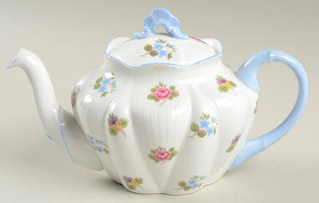 Rose, Pansy, Forget Me Not Mini Teapot & Lid