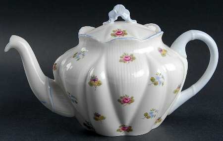 Rose, Pansy, Forget Me Not Teapot & Lid