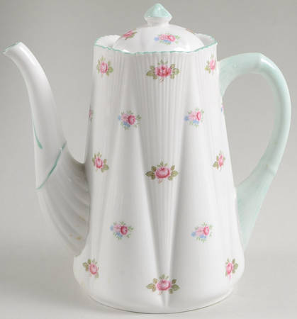 Rosebud (Dainty Shape) Coffee Pot & Lid