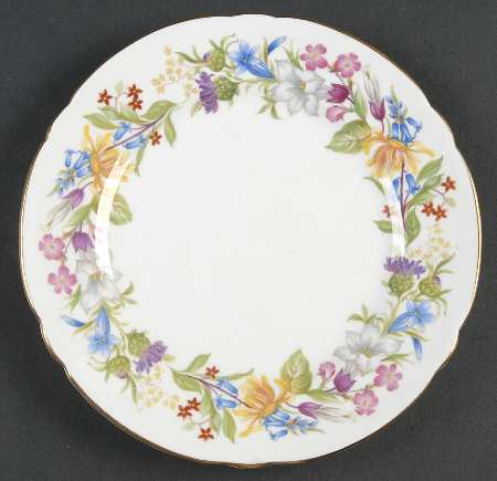 Spring Bouquet (Gainsborough, Scalloped) Bread & Butter Plate
