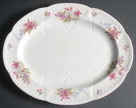 Stocks (Dainty Shape) 13" Oval Serving Platter