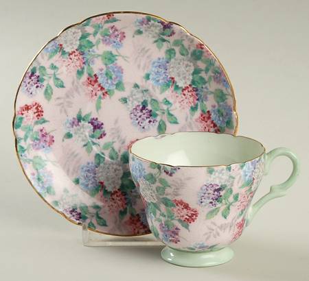 Summer Glory (Henley) Footed Demitasse Cup & Saucer Set