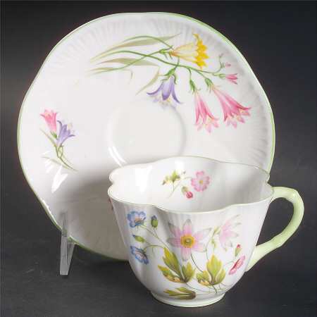 Wild Anemone Flat Cup & Saucer Set