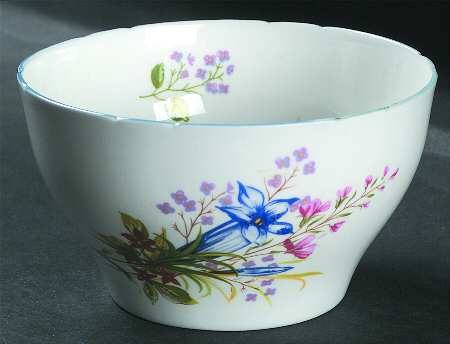 Wild Flowers (Gainsborough) Open Sugar Bowl