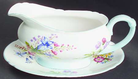 Wild Flowers (Gainsborough) Gravy Boat & Underplate