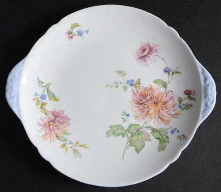 Wild Flowers (Gainsborough) Handled Cake Plate