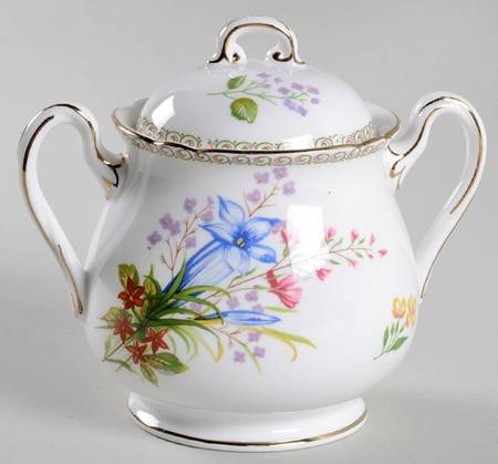 Wild Flowers (Gainsborough) Sugar Bowl & Lid