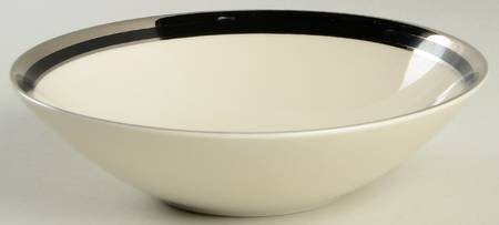 Midnight Halo 7" Round Vegetable Bowl