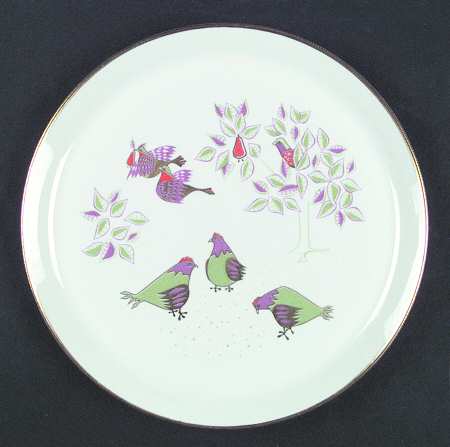 Twelve Days of Christmas Dinner Plate