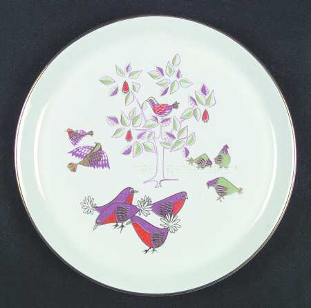 Twelve Days of Christmas Dinner Plate