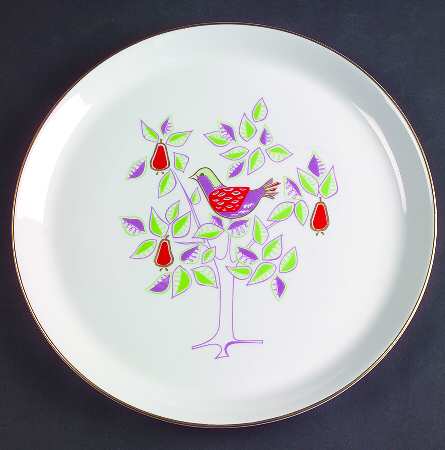 Twelve Days of Christmas Dinner Plate
