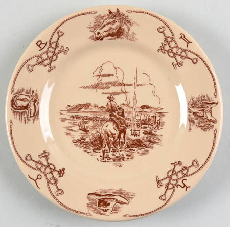 Round Up Bread & Butter Plate