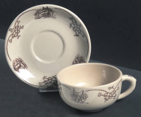 Round Up Oversized Cup & Saucer Set