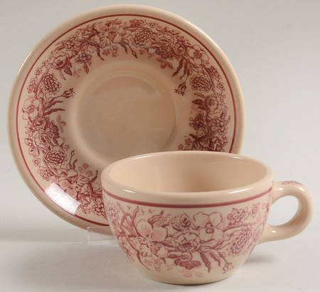SHO61 Flat Cup & Saucer Set