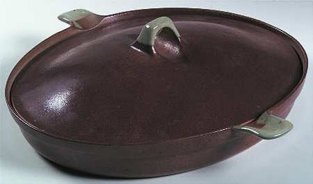 Off White 3 Qt French Covered Casserole