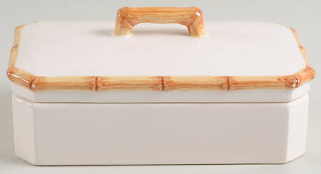 Bamboo Decorated Trinket Box & Lid by Sigma
