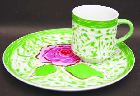 Sincerely Yours Snack Plate & Cup Set