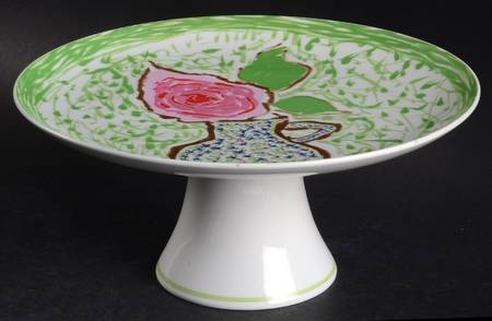 Sincerely Yours 10" Diameter Pedestal Cake Stand