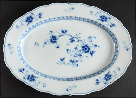 Victoria Blue 11" Oval Serving Platter